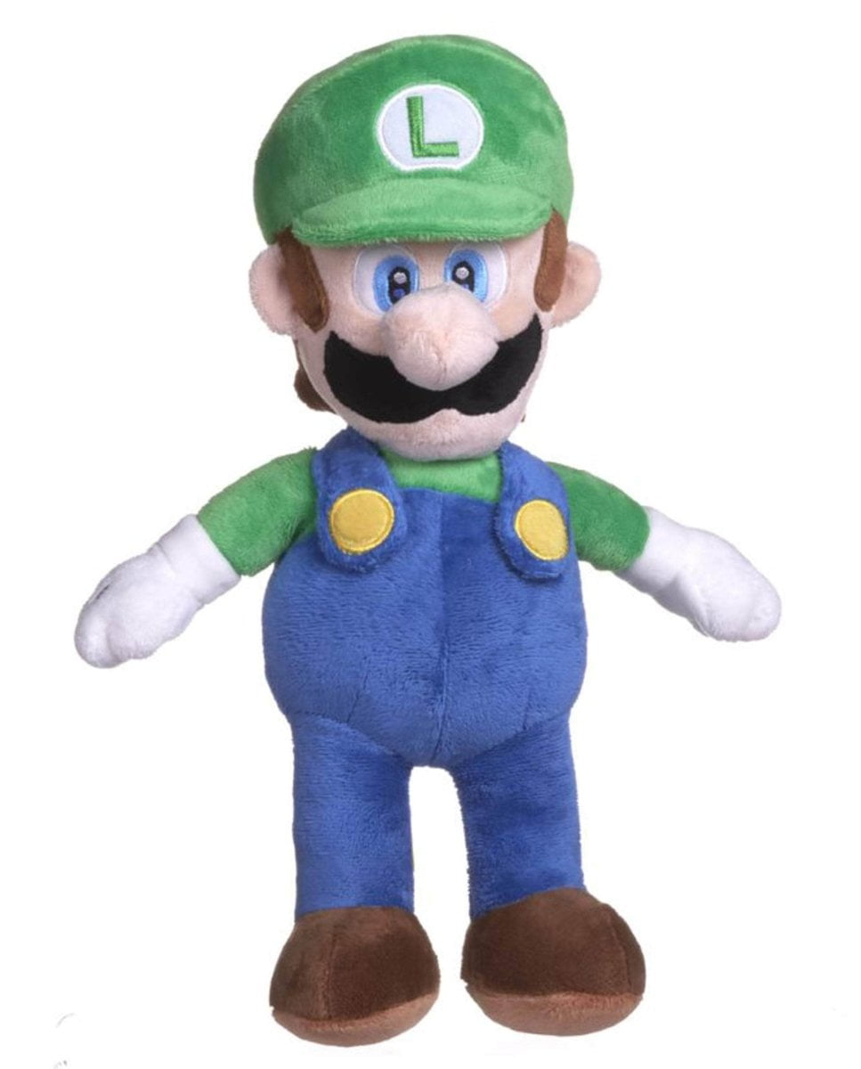 Super Mario Bamse Luigi 36 cm - Supernerds