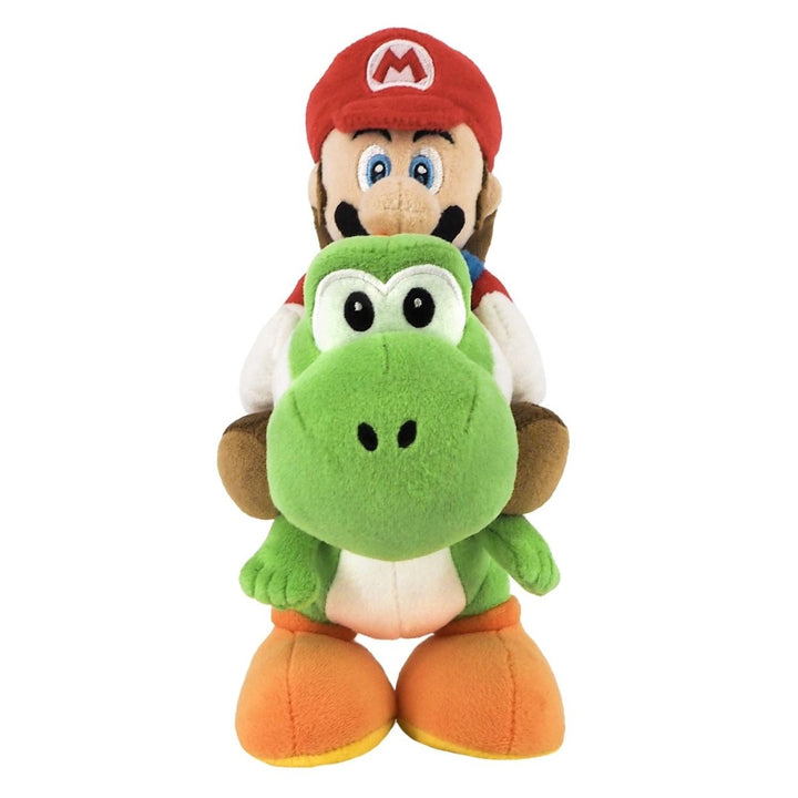 Super Mario Bamse Mario & Yoshi 21 cm - Supernerds