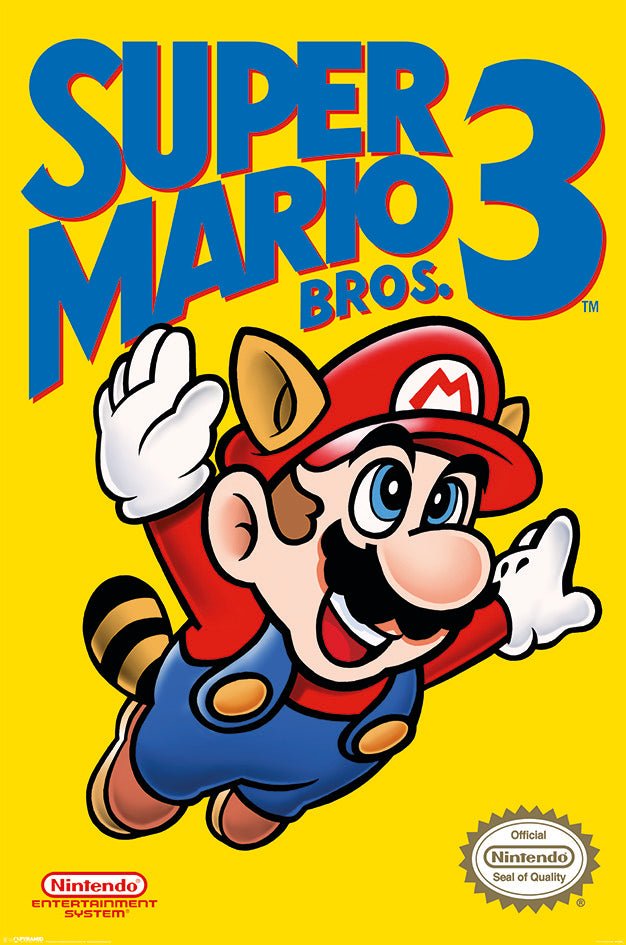 Super Mario Bros 3 Plakat - Supernerds