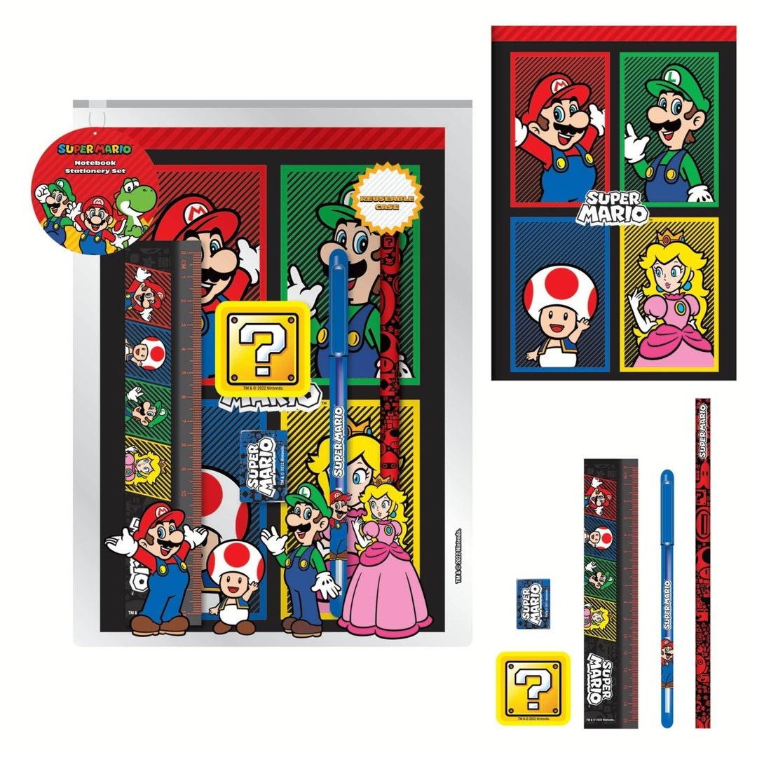 Super Mario Skrivesaker Characters Premium - Supernerds