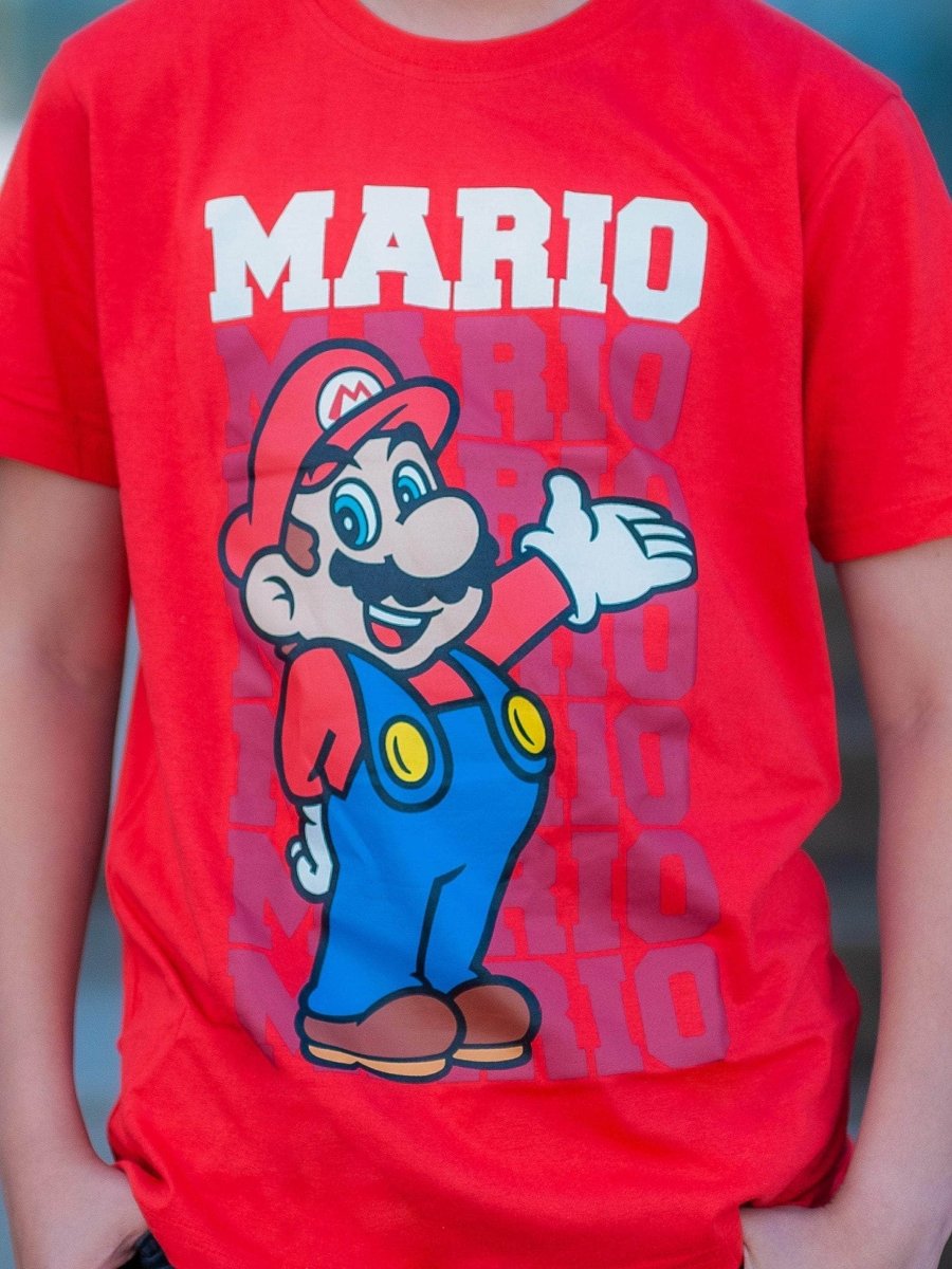 Super Mario T-skjorte Happy Welcome - Supernerds