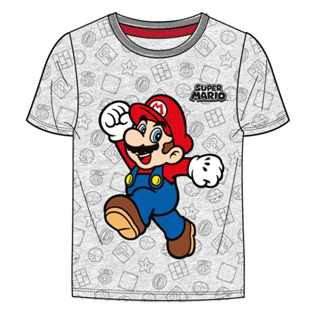 Super Mario T-skjorte Power Up Mario - Supernerds