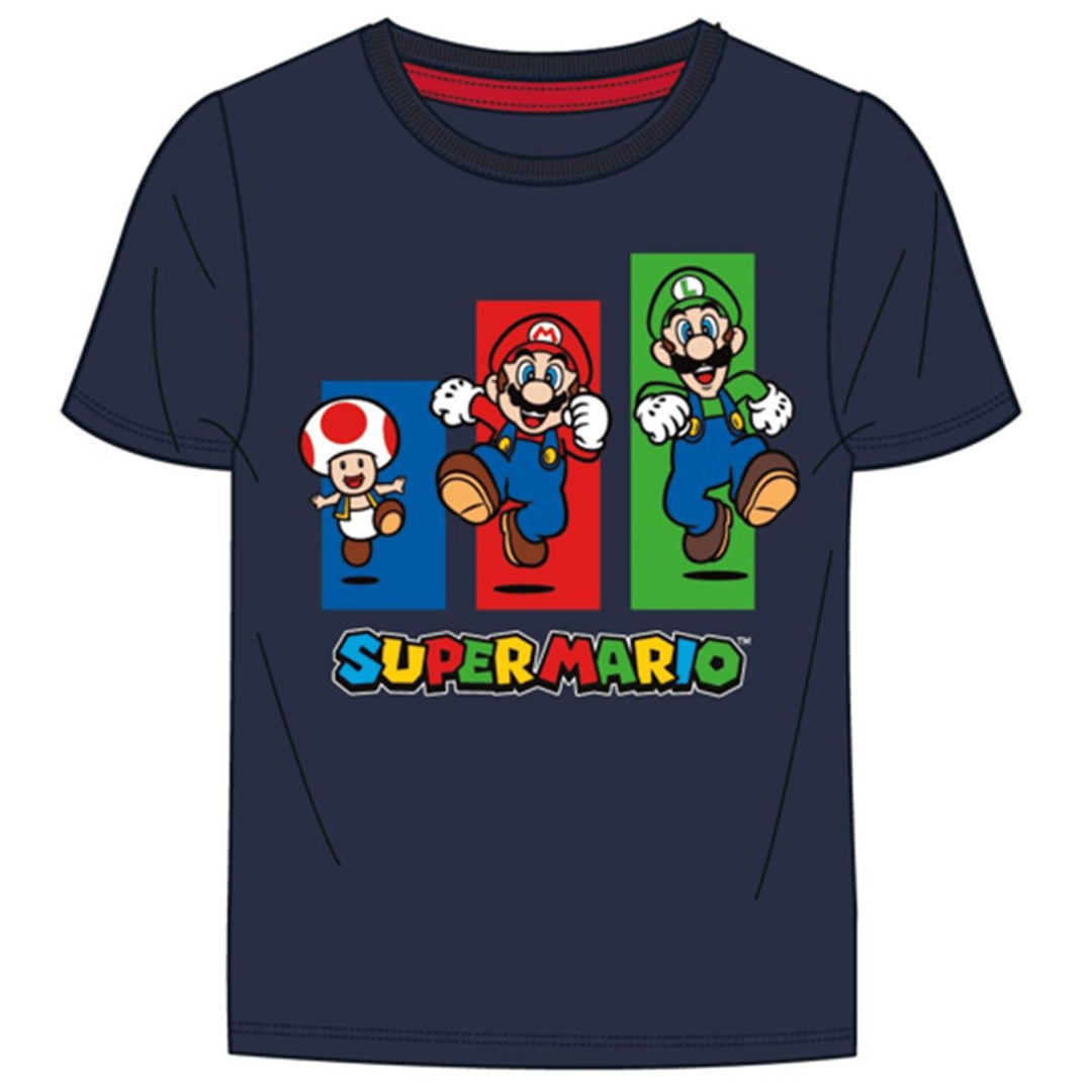 Super Mario T-skjorte Super Trio - Supernerds
