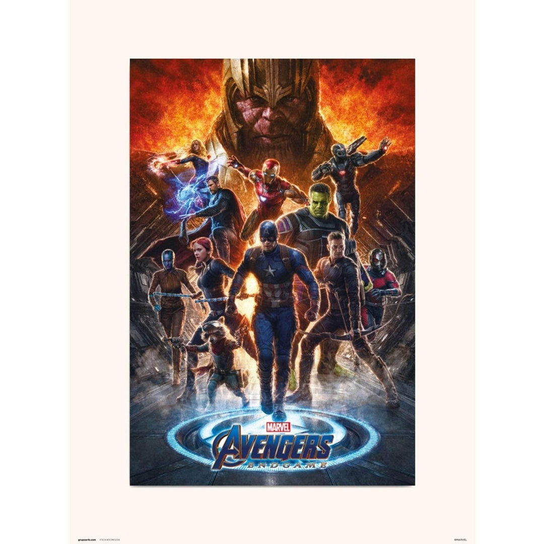 The Avengers Endgame Kunsttrykk 30 x 40 cm Power - Supernerds