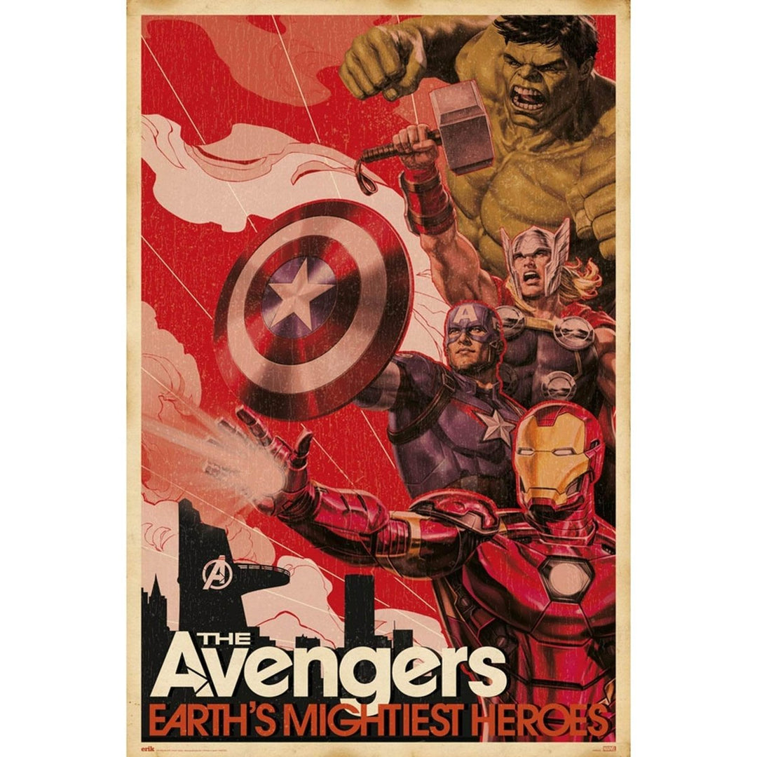 The Avengers Plakat Mighties Heroes - Supernerds