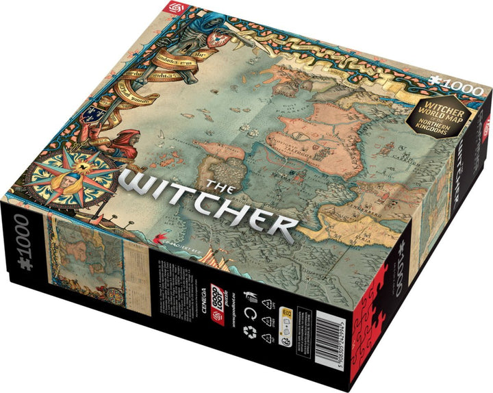 The Witcher 3 Puslespill 1000 brikker The Northern Kingdoms - Supernerds