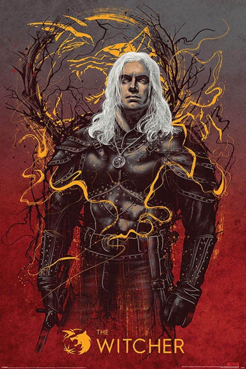 The Witcher Plakat Geralt The Wolf - Supernerds