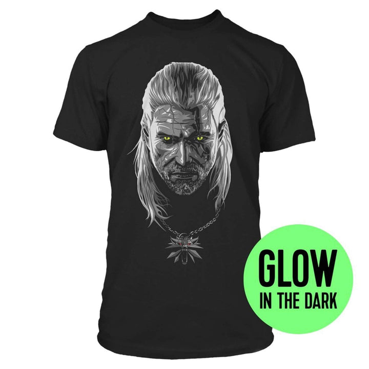 The Witcher T-skjorte Glowing Geralt - Supernerds