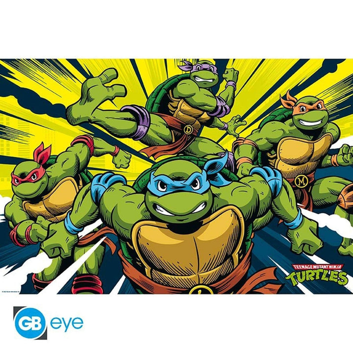 Turtles Plakat Turtles In Action - Supernerds