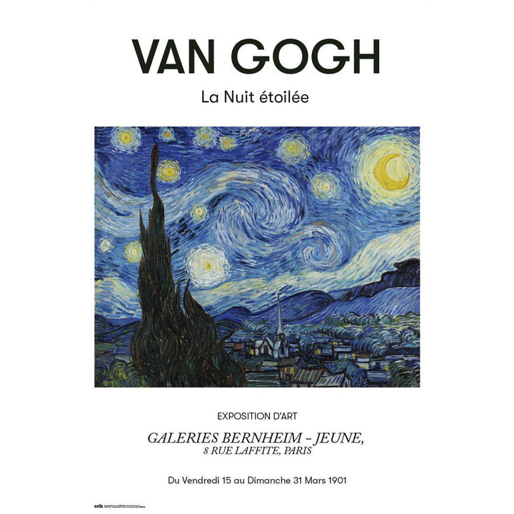 Van Gogh Stjernenatt Plakat - Supernerds