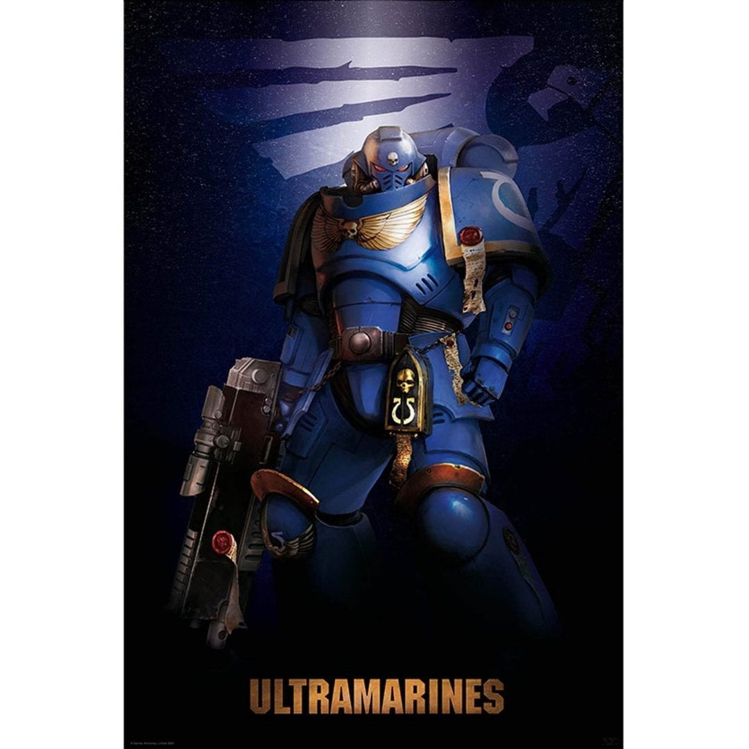 Warhammer 40k Plakat Ultramarine - Supernerds