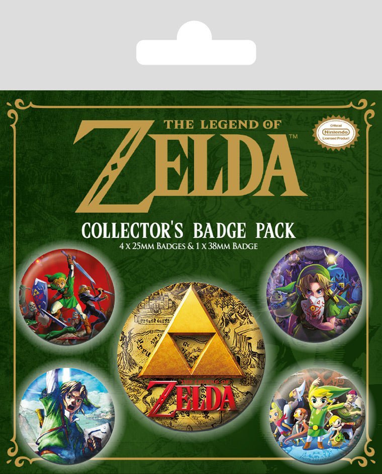 Zelda Pins Classic Adventures 5-pk - Supernerds