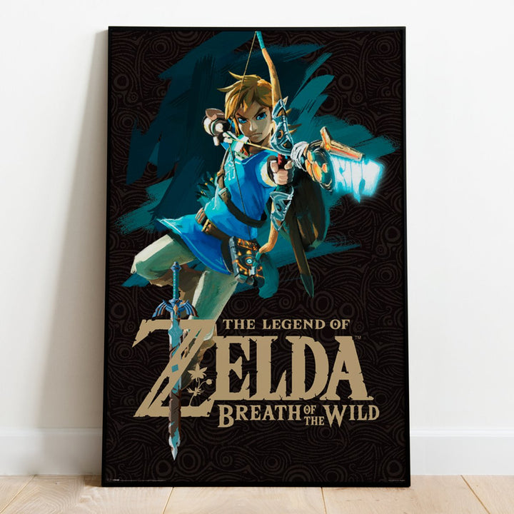 Zelda Plakat Breath of The Wild Game Cover - Supernerds
