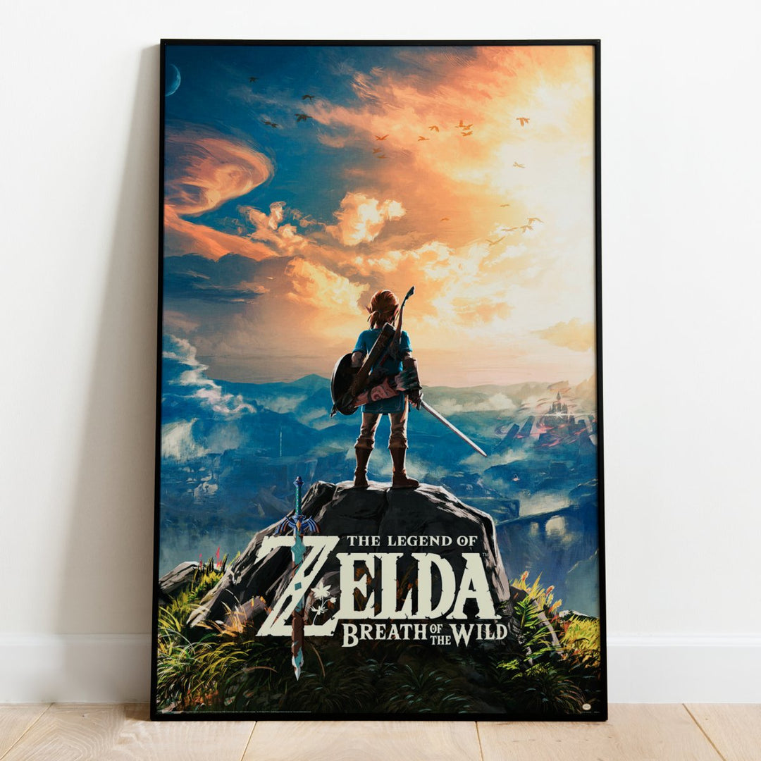 Zelda Plakat Breath of The Wild Sunset - Supernerds