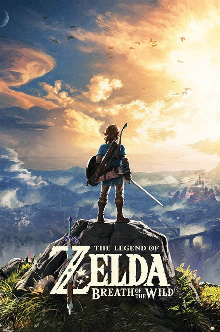 Zelda Plakat Breath of The Wild Sunset - Supernerds