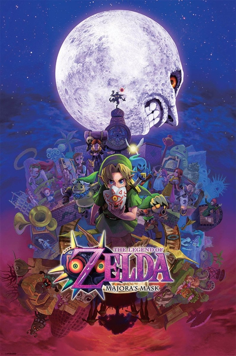 Zelda Plakat Majora's Mask - Supernerds