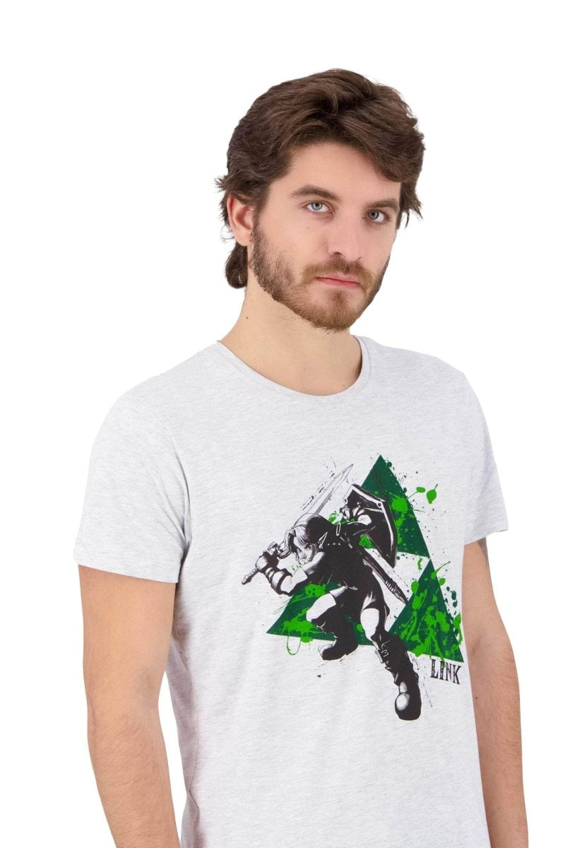 Zelda T-skjorte Triforce Link - Supernerds